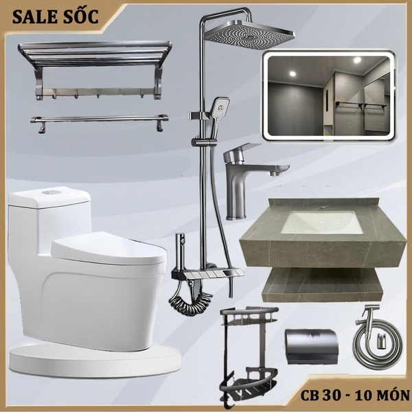 Combo phòng tắm, combo nhà tắm 30