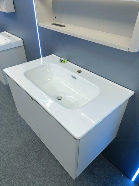 Bộ tủ chậu lavabo, tủ gương phòng tắm TC 030-80