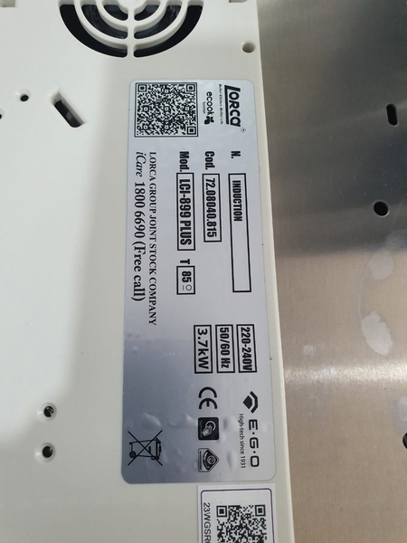 BẾP TỪ ĐÔI LORCA LCI 899 PLUS