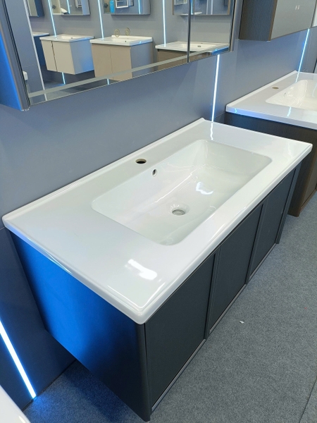 Bộ tủ chậu lavabo, tủ gương phòng tắm TC 020-100