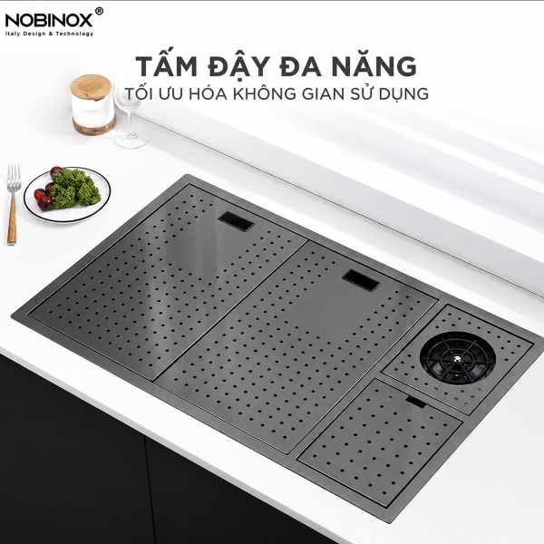Chậu rửa bát NoBiNox NJ510B