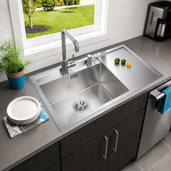 Chậu rửa bát NoBiNox NJ558B