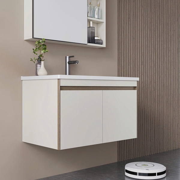 Bộ tủ chậu lavabo, tủ gương phòng tắm CR-298