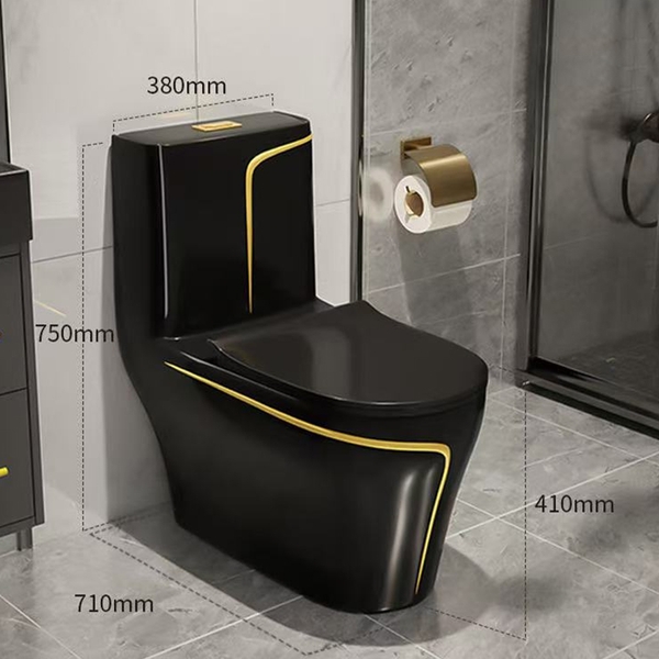 Bồn cầu 1 khối, bệt vệ sinh F-009
