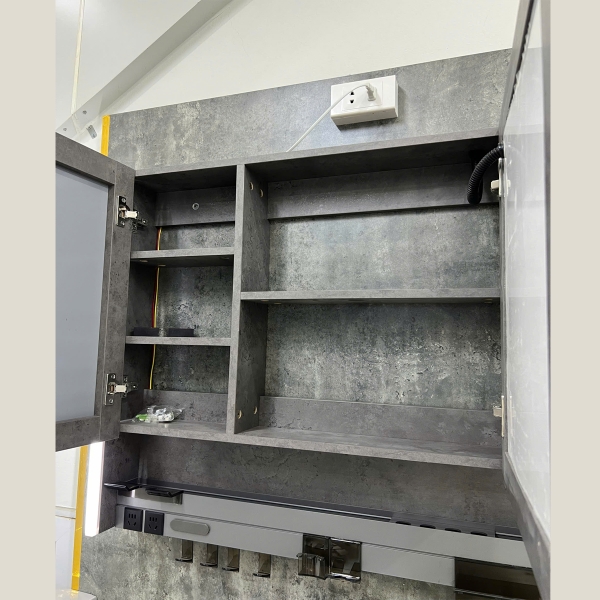 Bộ tủ chậu lavabo, tủ gương phòng tắm WL 2072