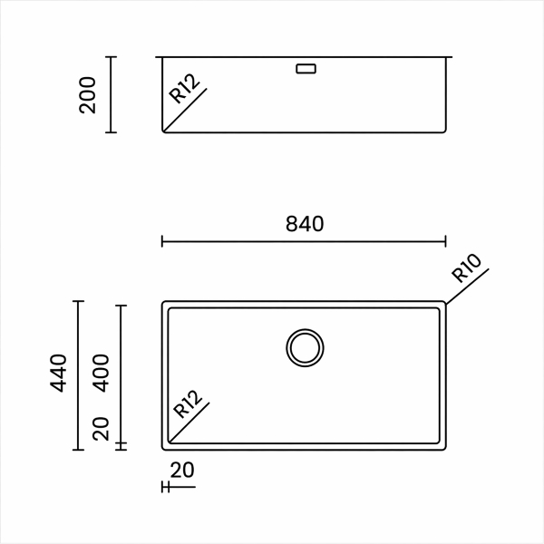Chậu rửa bát NoBiNox NT624