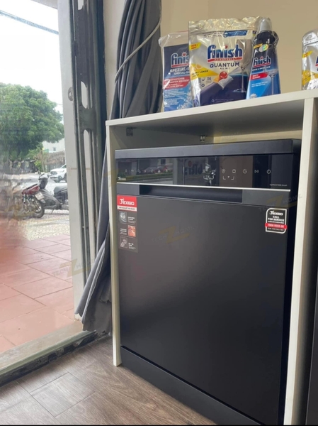 Máy rửa bát Texgio Dishwasher TGFPCM795B - 14 Bộ Sấy Khí Nóng, Diệt Khuẩn UV