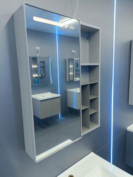 Bộ tủ chậu lavabo, tủ gương phòng tắm TC 018-60