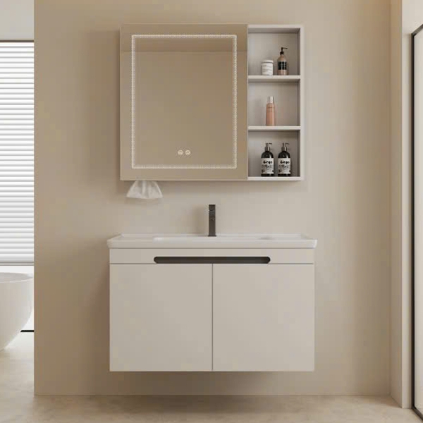 Bộ tủ chậu lavabo, tủ gương phòng tắm CR-905