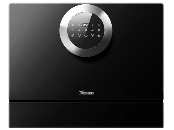 Máy rửa bát Texgio Dishwasher TG DT2026 - Mini 6 Bộ Sấy Khí Nóng, Diệt Khuẩn UV