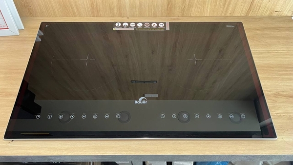Bếp từ đôi Bauer 3002SI | Bo viền | Sôi liu diu | Tặng bộ nồi 4 món