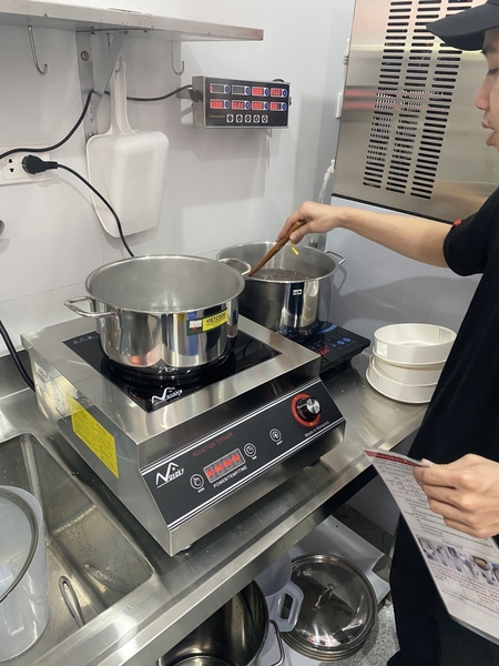 Bếp từ công nghiệp phẳng 5kw 5000w 220V