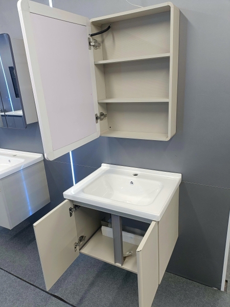 Bộ tủ chậu lavabo, tủ gương phòng tắm TC 010-60