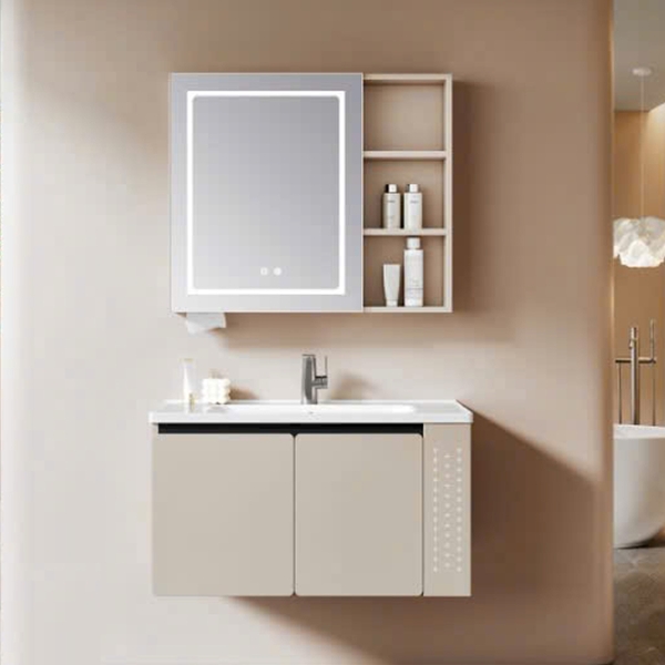 Bộ tủ chậu lavabo, tủ gương phòng tắm CR-926