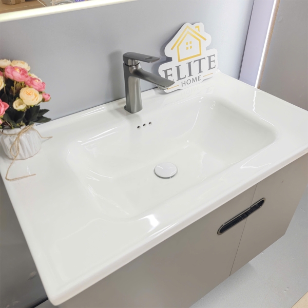 Bộ tủ chậu lavabo, tủ gương phòng tắm 2501-80