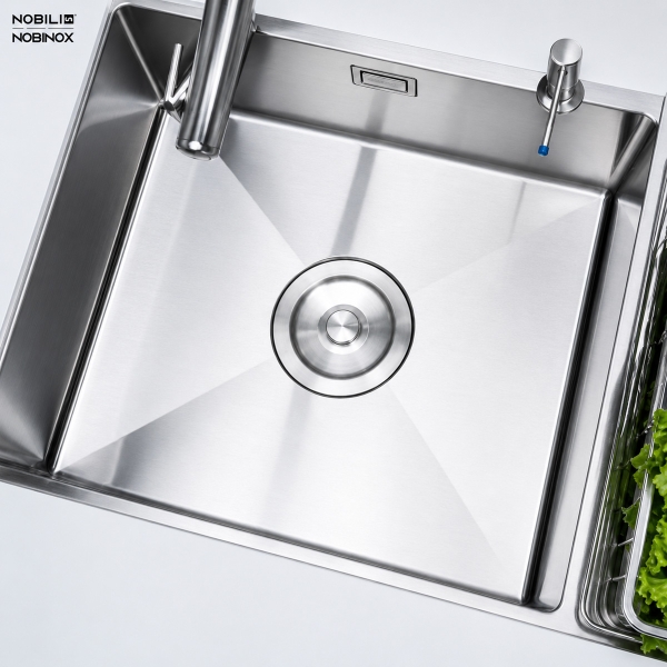 Chậu rửa bát NoBiNox NJ558B