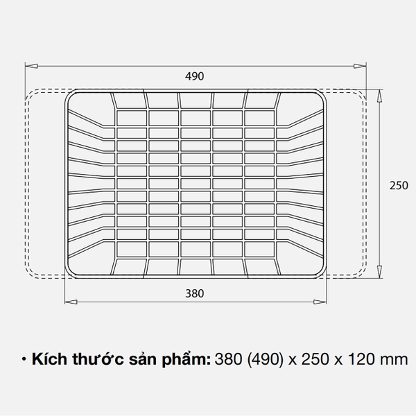 Giỏ để đồ inox Kluger KB – 601S