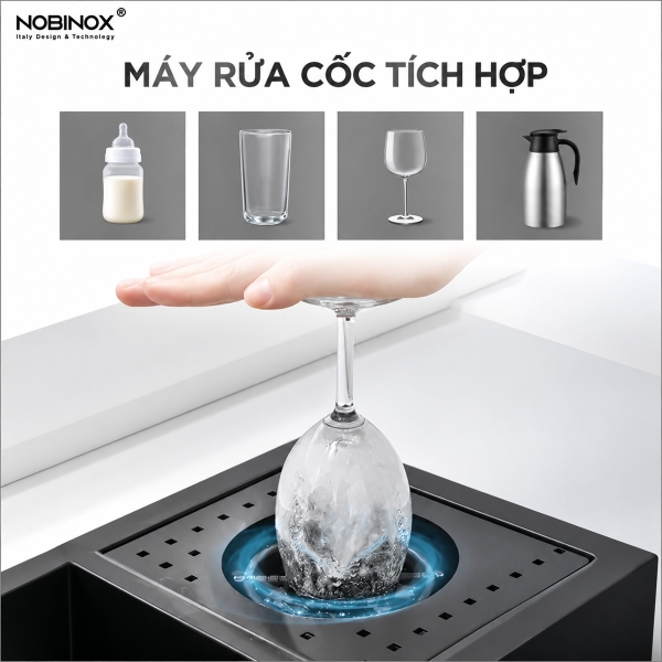 Chậu rửa bát NoBiNox NJ510B
