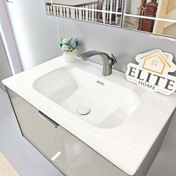 Bộ tủ chậu lavabo, tủ gương phòng tắm TC 034-80