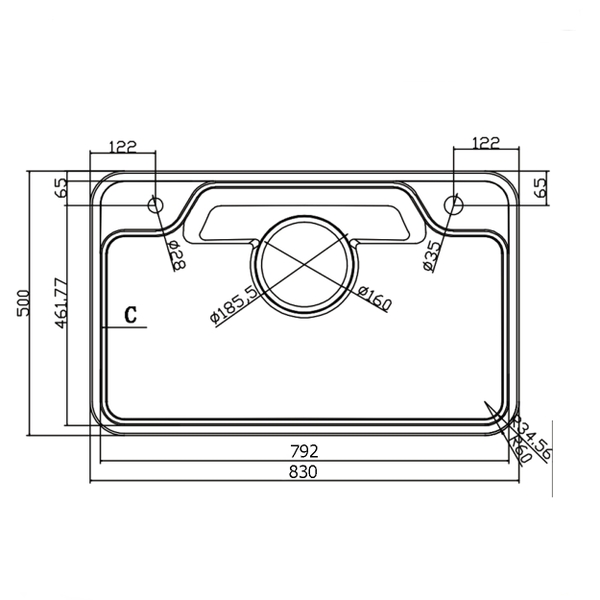 Chậu rửa bát kiểu dáng nhật bản