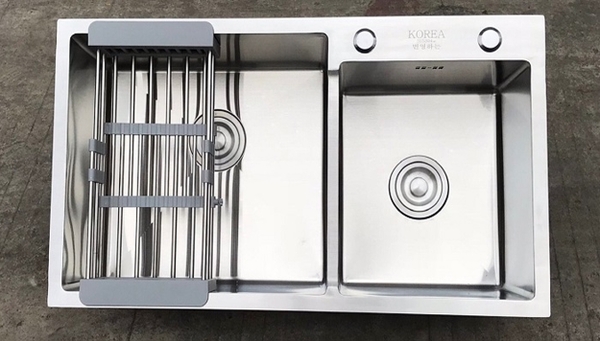 Chậu rửa chén, bát inox 2 hố