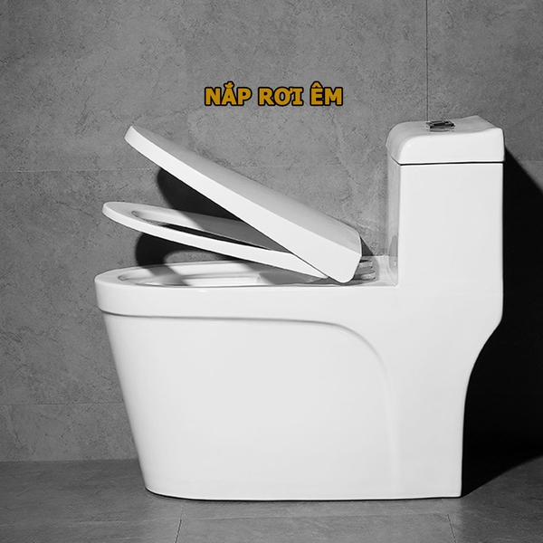 Bồn cầu 1 khối, bệt vệ sinh F-038