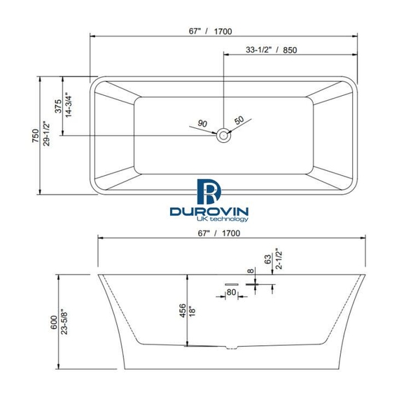 Bồn Tắm Đá Solid Suface DRV-6801