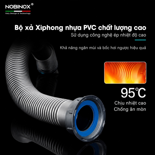 Chậu rửa bát NoBiNox NJ557