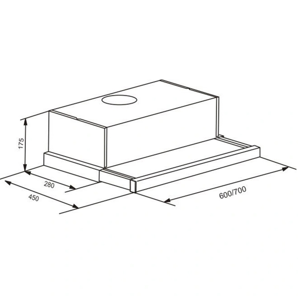 Máy Hút Mùi Âm Tủ Faster SYP 6222B/7222B