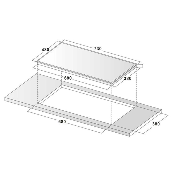 Bếp 1 từ 1 hồng ngoại Canzy CZ VNH268