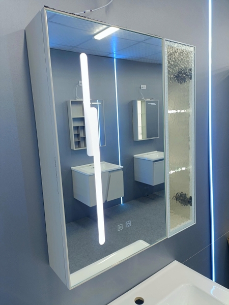 Bộ tủ chậu lavabo, tủ gương phòng tắm TC 028-60