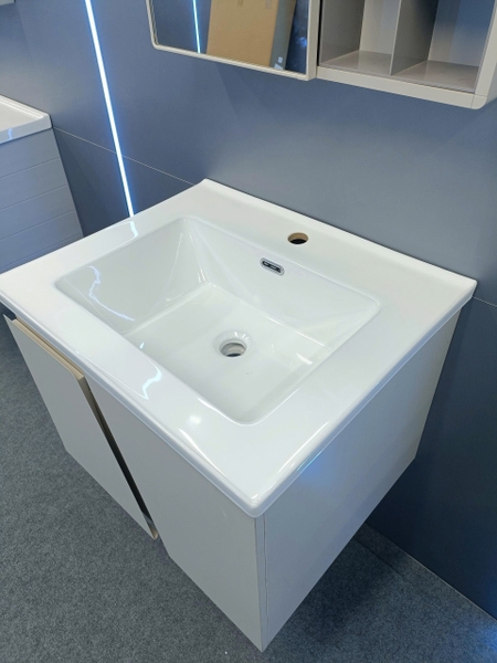 Bộ tủ chậu lavabo, tủ gương phòng tắm TC 017-60