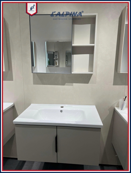 Bộ tủ chậu lavabo, tủ gương phòng tắm BC-01-80