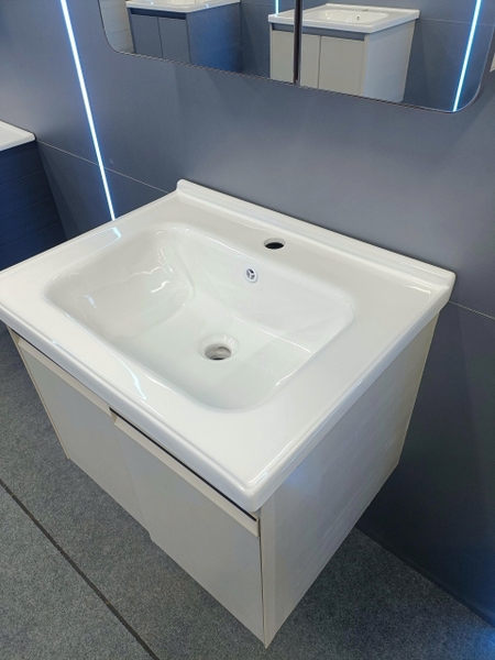 Bộ tủ chậu lavabo, tủ gương phòng tắm TC 009-60