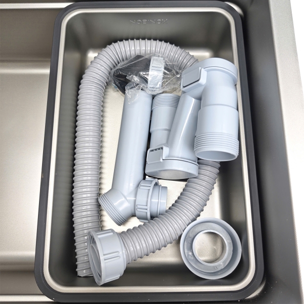 Bộ đôi chậu, vòi rửa bát Nobinox NX333 & ARVO V676