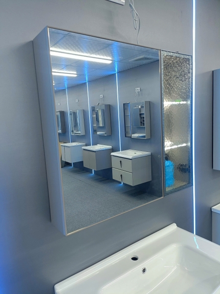 Bộ tủ chậu lavabo, tủ gương phòng tắm TC 029 - 80