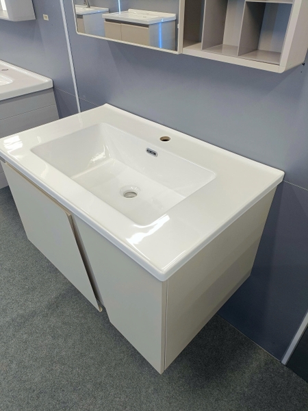 Bộ tủ chậu lavabo, tủ gương phòng tắm TC 017-80