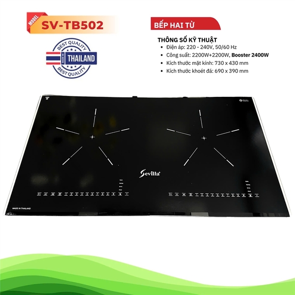 Bếp từ đôi sevilla SV TB502