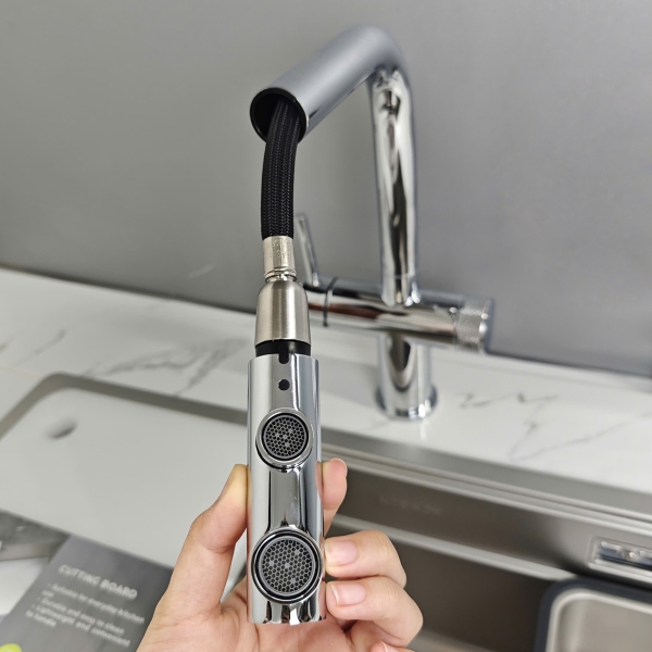 Bộ đôi chậu, vòi rửa bát Nobinox NX333 & ARVO V676