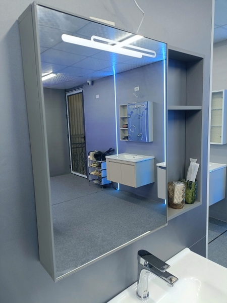 Bộ tủ chậu lavabo, tủ gương phòng tắm TC 020-80