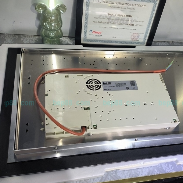 BẾP TỪ ĐÔI LORCA LCI 899 PRO | Tặng máy hút mùi | Kính Schott ceran | Bụng EGO