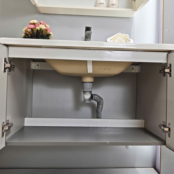 Bộ tủ chậu lavabo, tủ gương phòng tắm 2501-80