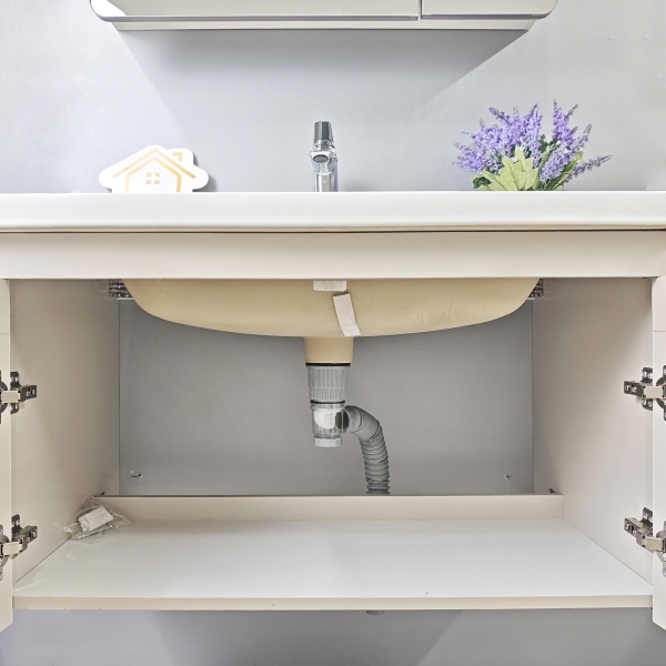 Bộ tủ chậu lavabo, tủ gương phòng tắm TC 009-80
