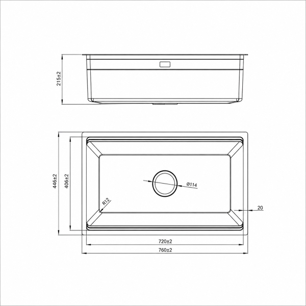 Chậu rửa bát NoBiNox NJ562D