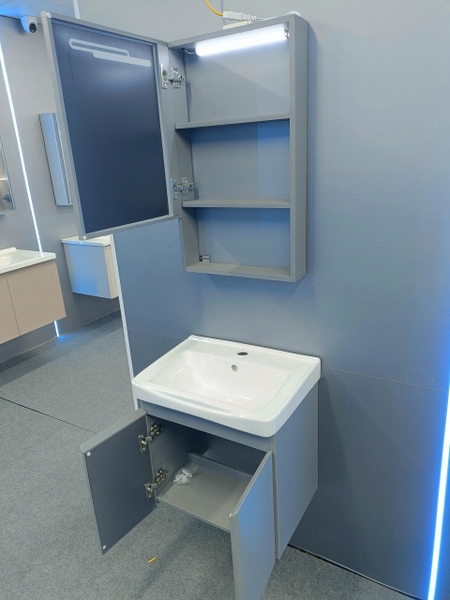 Bộ tủ chậu lavabo, tủ gương phòng tắm TC 020-50