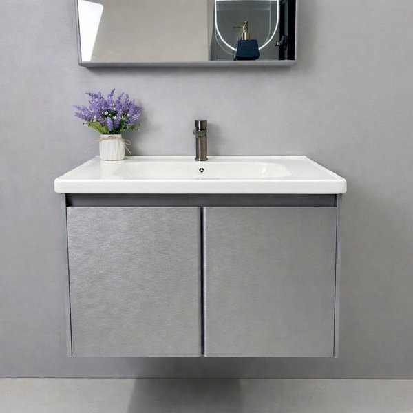 Bộ tủ chậu lavabo, tủ gương phòng tắm TC 013 - 02