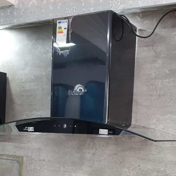 Máy hút mùi Kính Cong Bauer BC 70SBL/90SBL