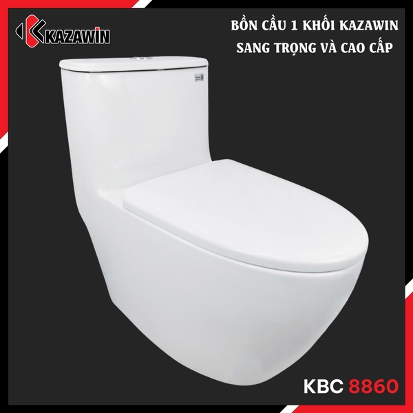 Bồn Cầu Một Khối KAZAWIN KBC 8860