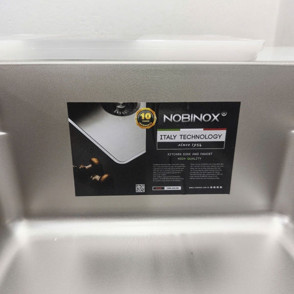 Bộ đôi chậu, vòi rửa bát Nobinox NX333 & ARVO V676