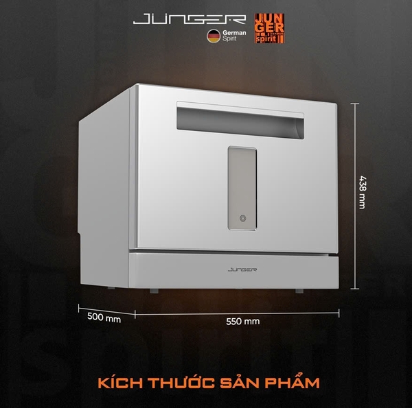 Máy rửa bát mini Junger DWJ-101